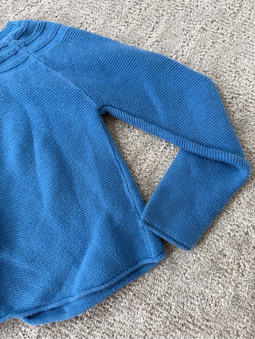 Mini Boden Cashmere Blend Cardigan in Blue Size 6-7 Years Cotton Button Up - Picture 14 of 15